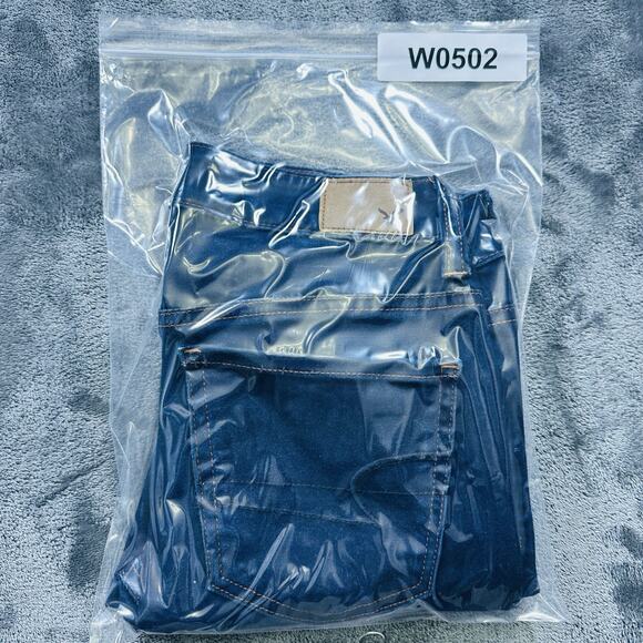 American Eagle Jegging Jeans Womens Sz.4 Blue‎ Denim Crop Super Super Stretch - Picture 12 of 12